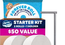 【折后$18.47 Prime包邮】Charmin Ultra Soft Forever Roll 超大卷卫生纸套装 含支架2卷装