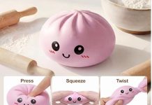 小孩圈巨火爆!【折后$7.99 Prime包邮】仿真解压小笼包包子玩具