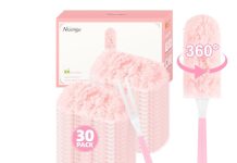 【折后$11.99 Prime包邮】一次性微纤维除尘掸+替换头 30个