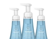 【折后$8.22 Prime包邮】Method 泡沫洗手液 海洋矿物 3瓶装!