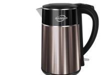 【折后$14.99 Prime包邮】双层隔热不锈钢电热水壶 1.8L