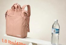 【折后$15.35 Prime包邮】多功能防泼水轻量电脑双肩背包