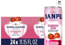 【折后$13.34 Prime包邮】Sanpellegrino 无糖草莓奶油味 意大利气泡水 24入