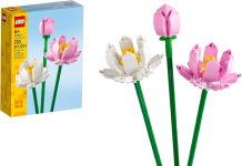 近期好价!【折后$8.99 Prime包邮】LEGO 乐高莲花积木 220pcs