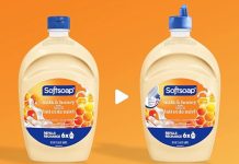 【折后$4.49 Prime包邮】Softsoap 牛奶蜂蜜香洗手液补充装 1.47L