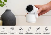 【折后$13.99 Prime包邮】全景双频家用无线智能摄像机
