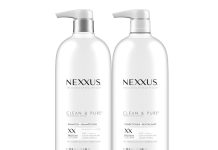 太划算啦!【折后$19.7 Prime包邮】Nexxus Clean & Pure 净澈滋养洗发水护发素套装 33.8oz×2瓶装