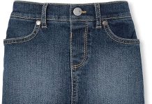 6M-5T!【折后$7.98 Prime包邮】The Children’s Place 女童牛仔裤裙