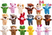 【折后$15.99 Prime包邮】JOYIN 迷你动物毛绒玩具24件套装