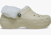 【折后$29.95 Prime包邮】Crocs 加绒厚底洞洞鞋!