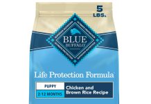 两种折扣!【折后$4.49 Prime包邮】Blue Buffalo 幼犬鸡肉糙米配方天然狗粮 5磅