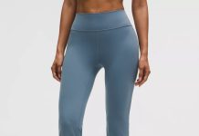 降价!之前$84!【折后低至$59 包邮】Lululemon Groove Nulu 高腰微喇瑜伽裤 多色选