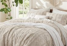 【折后$26.49 Prime包邮】Bedsure 波西米亚风床上用品三件套 Queen Size!