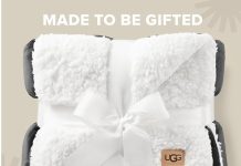 【折后$39.49 包邮】UGG Nita 双面柔软毛绒毯 50 x 70