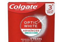 【折后$7.69 Prime包邮】Colgate Optic White 高露洁美白牙膏 三支!