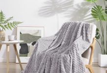 【折后$8.99 Prime包邮】灰色舒适保暖毛毯 60″×80″!
