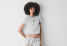 爆款!好可爱呀!【折后$24 包邮】Aritzia Sunday Best BestHug 女士修身刺绣小狗T恤 多色选