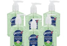 【折后$8.69 Prime包邮】Germ-X 含芦荟维E手部消毒液 8OZ*6瓶!