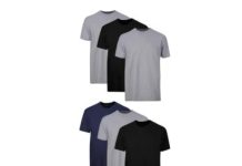 一件才$2+!【折后$17.97 Prime包邮】Hanes 男士纯棉圆领打底T恤 6件装