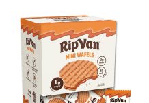 低糖低碳水! 【折后$9.96 Prime包邮】Rip Van Wafels 荷兰焦糖迷你华夫饼 32包装