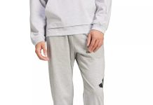 【折后$14.96】adidas Essentials 男士大Logo休闲长裤 两色选