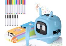 【折后$27.29 Prime包邮】儿童智能绘画机器人早教玩具