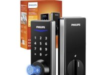 【折后$54.99 包邮】Philips 智能指纹密码门锁!