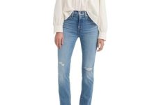 【折后$19.99 Prime包邮】Levi’s 724女士高腰直筒牛仔裤 多色选