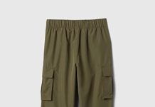 【折后$6.99 Prime包邮】GAP 男童降落伞休闲裤 多色选