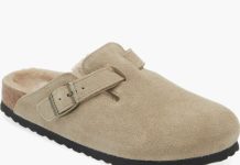 3.7折史低❗️【折后低至$67.48 包邮】Birkenstock Boston 女款真羊毛内衬经典木屐拖鞋 多色选