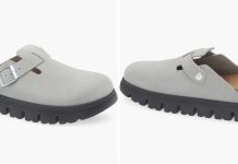 刷新史低❗️【折后低至$69.74 包邮】Birkenstock Boston 厚底麂皮包头拖鞋 两色选