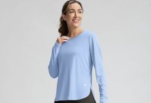 【折后$9.89 Prime包邮】女士防晒长袖T UPF 50+!