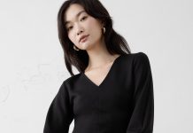 【折后$7.99】Banana Republic 女士气质收腰长袖上衣!