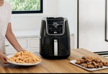 【折后$109.98 包邮】Ninja 大容量多功能空气炸锅 5.5Qt!