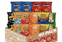 【折后$14.86 Prime包邮】Frito-Lay 混合口味薯片 40袋!