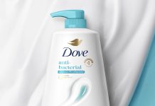 【折后$7.3 Prime包邮】Dove 抗菌沐浴露 30.6oz