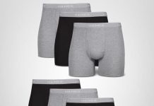【折后$11.08 Prime包邮】Hanes 男士纯棉平角内裤 6条装!