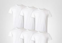 平均一件才$1.6!【折后$9.8 Prime包邮】Hanes 男士纯棉打底T恤 6件装