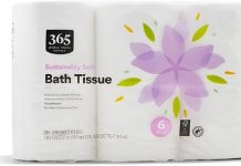 【折后$4.78 Prime包邮】365 by Whole Foods Market 环保再生卫生纸6卷装