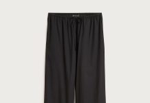 【折后$18.49 包邮】J.Crew 女士纯棉薄纱蕾丝拼接阔腿长裤