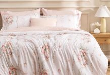 【折后$19.99 Prime包邮】Bedsure 碎花印花被褥床品3件套 Full尺寸
