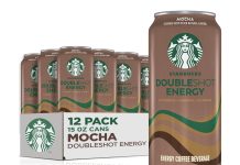 【折后$20.99 Prime包邮】Starbucks 星巴克能量咖啡 12罐!