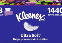 【折后$9.92 Prime包邮】Kleenex Ultra Soft 超柔面巾纸8盒*180抽共1440抽