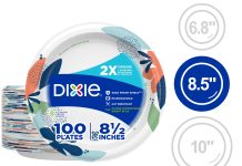 【折后$5.89】Dixie 8.5英寸一次性纸盘100只装