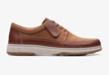 【折后$49.99 包邮】Clarks Nature 5 Lo Dark Tan Combi 低帮休闲鞋