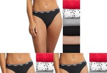 一条才$1+!【折后$18.98 Prime包邮】Hanes 女士纯棉丁字裤 6条*3包共18条装