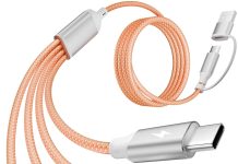 【折后$3.59 Prime包邮】USB-C 4合1多功能充电线