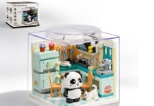 【折后$9.99 Prime包邮】熊猫主题微颗粒积木 可亮灯
