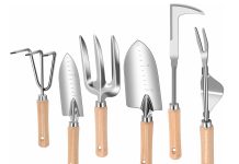 【折后$9.99 Prime包邮】不锈钢园艺拔草工具6件套