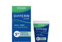 白菜价!【折后$4.3 Prime包邮】Differin 5%过氧化苯甲酰祛痘洁面 118ml
